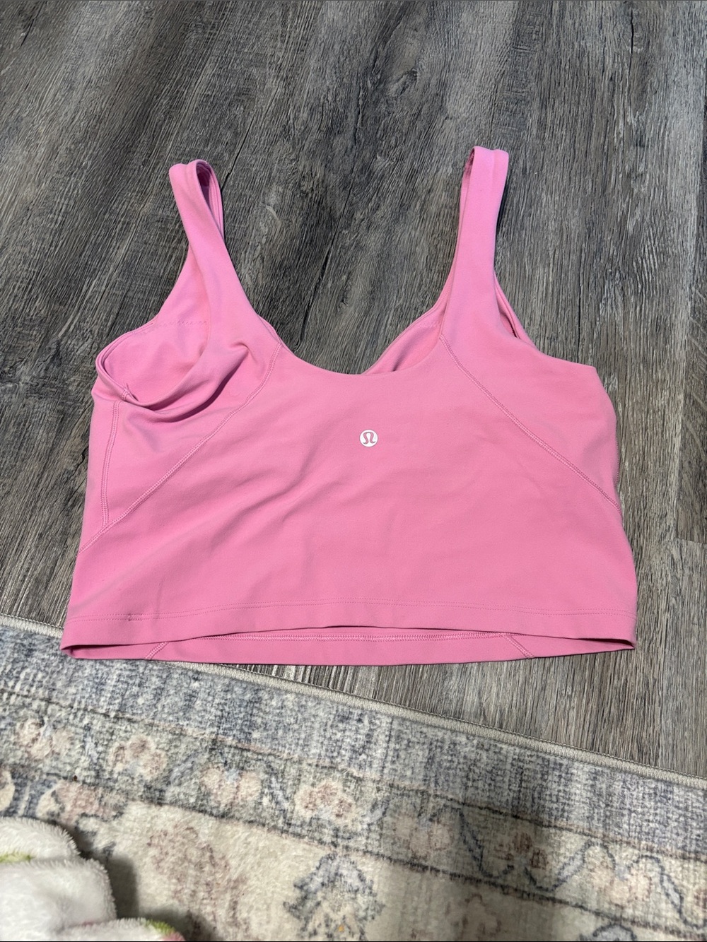 lululemon athletica Light Pink Scoop Sports Bra Tank - Picture 2 of 2
